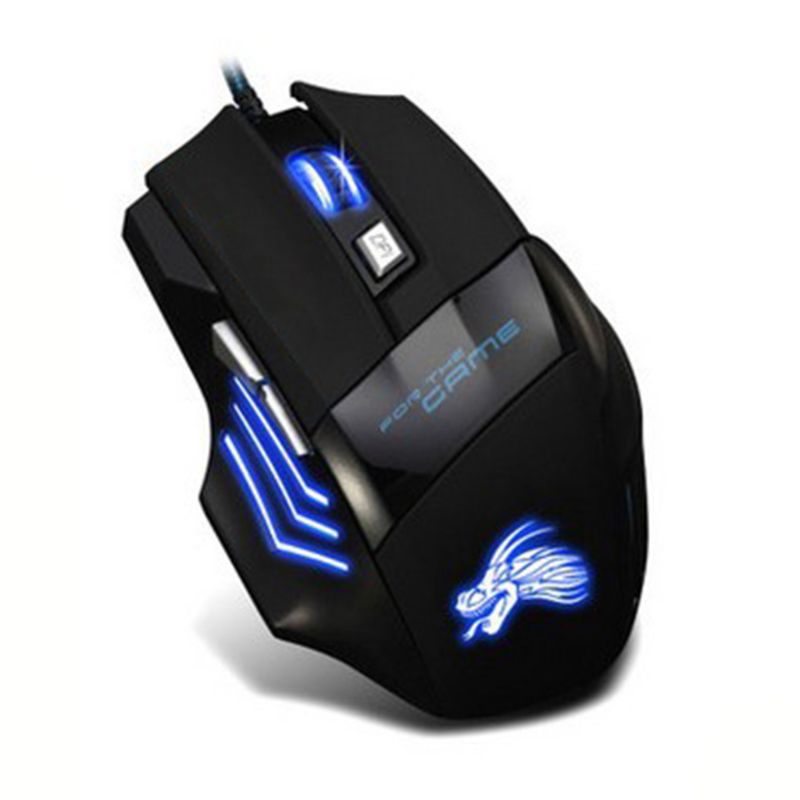 Chuột Quang Máy Tính USB btsg Có Đèn Nền RGB 4 DPI Lên Đến 5500, 7 #