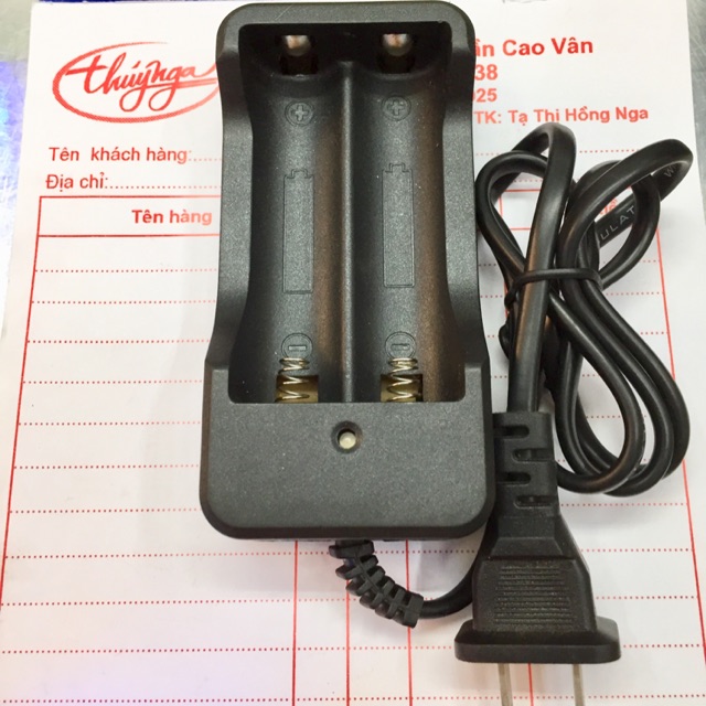 Sạc pin 2 quả 3,7 v-4,2 v