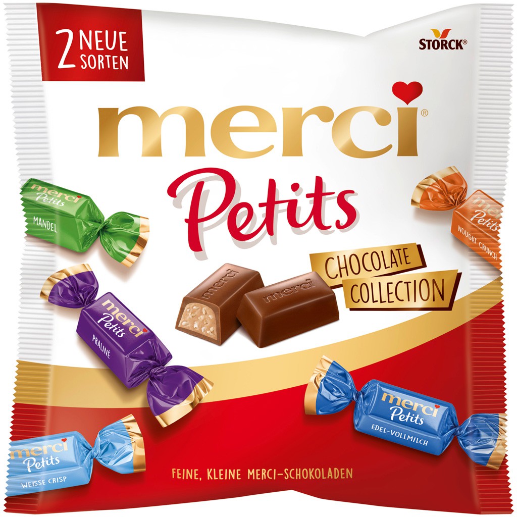 Kẹo Socola Merci Petits Tổng Hợp 125g