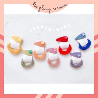 Set kẹp tóc cột tóc sắc màu thời trang