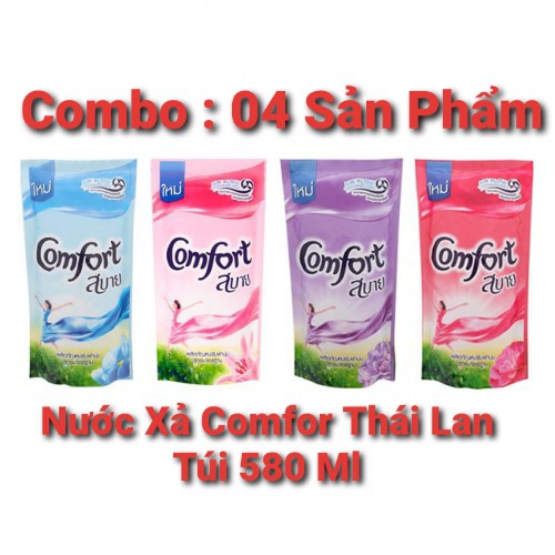 &lt;&lt;COMBOO 04 SẢN PHẨM&gt;&gt;NƯỚC XẢ COMFORT THÁI LAN 580ML