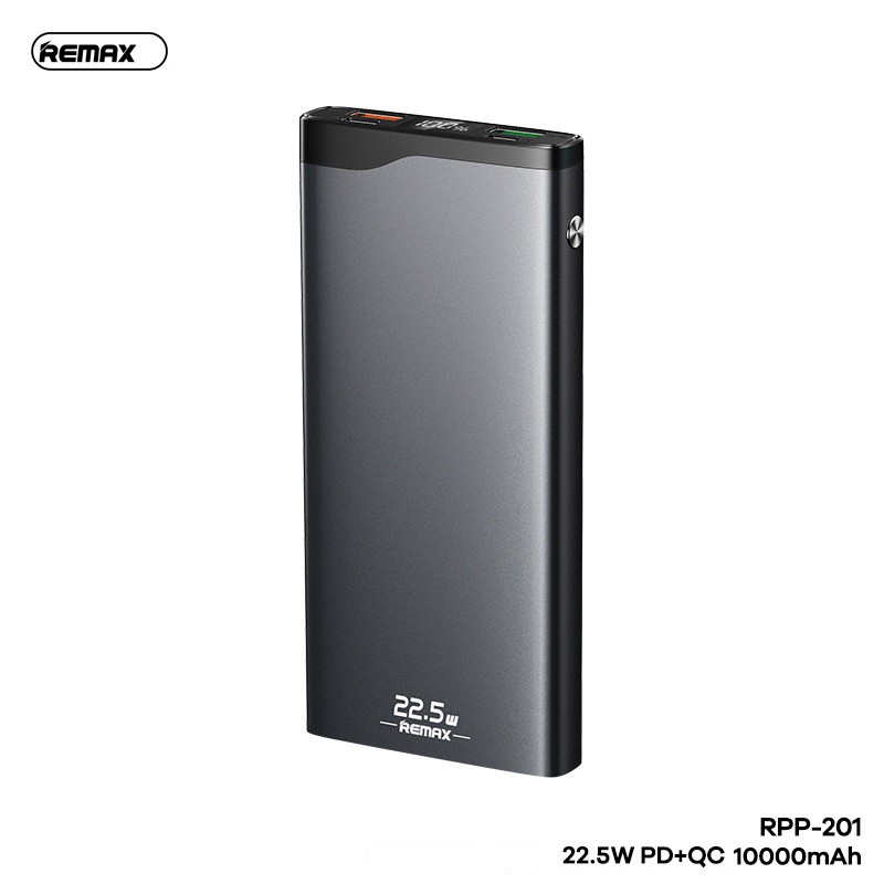 Pin Sạc Dự Phòng Mini Remax RPP-201 10000Mah (Sạc Nhanh QC3.0 18W, 22.5W, PD 18W) - BH 1 Năm - Hưng Long PC