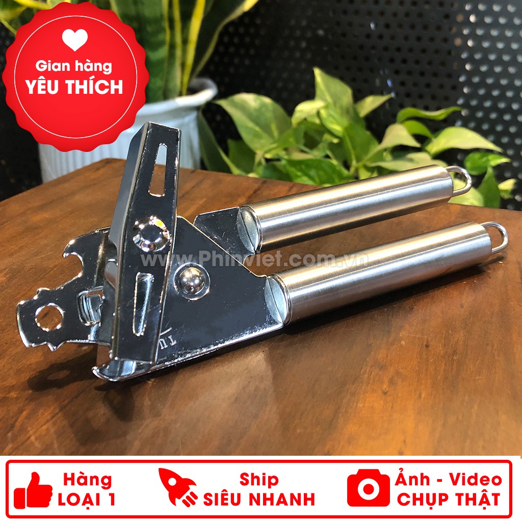 Dụng cụ khui mở hộp, vặn mở lon inox đa năng chuyên dụng - Dụng cụ pha chế