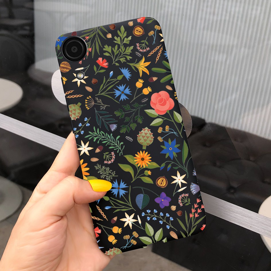 Ốp điện thoại dẻo in họa tiết hoa nhiều mẫu tùy chọn xinh xắn cho SAMSUNG GALAXY A01 A03 CORE A03 A01