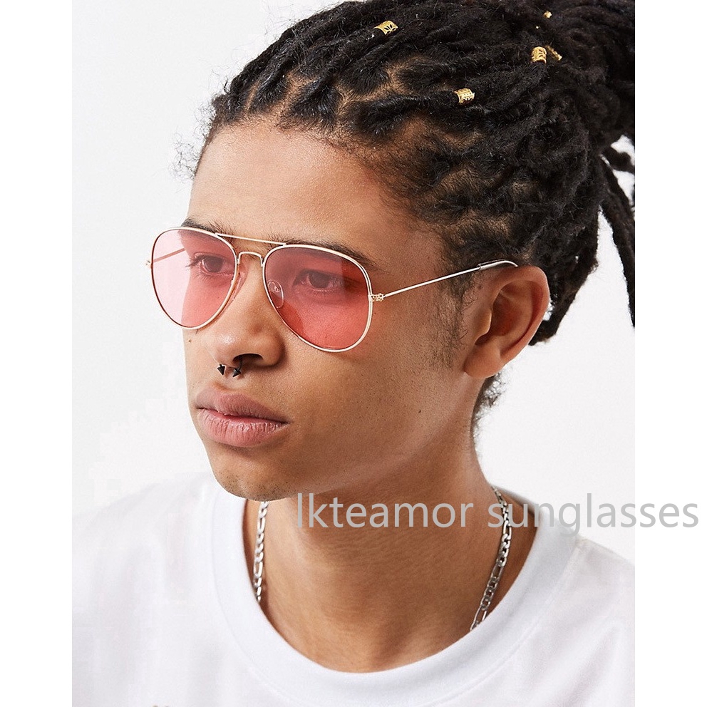 Classic retro colorful men's sunglasses trend ocean sunglasses fashion street shooting glasses
