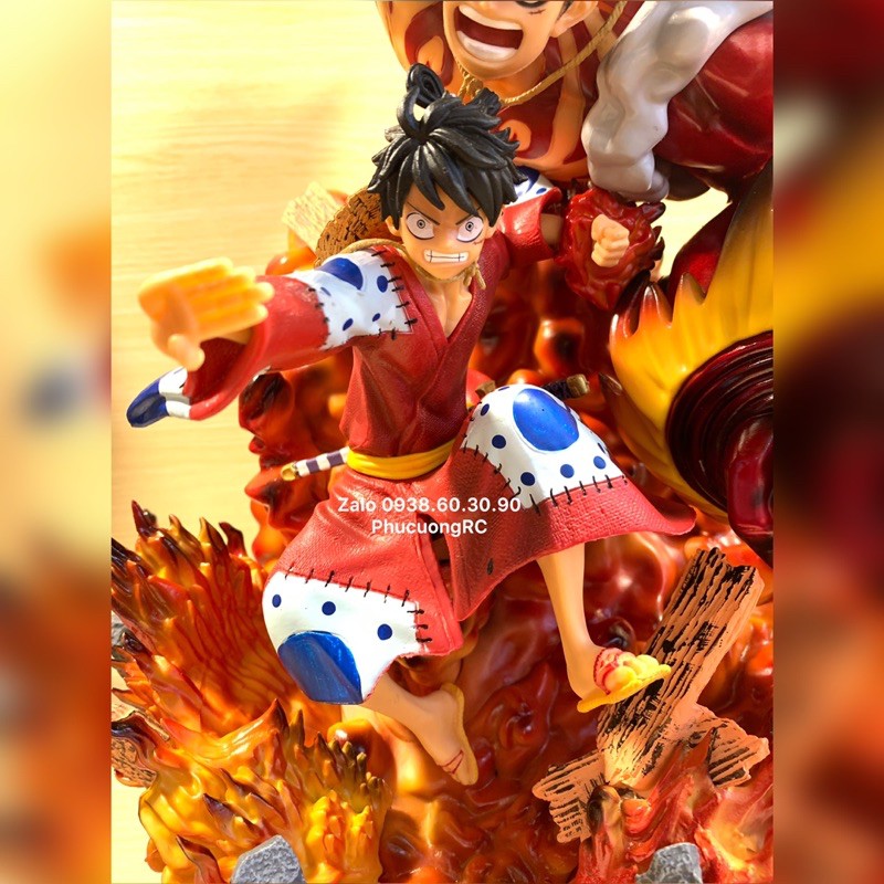 (Hết hàng) Mô hình One Piece - Luffy Gear 4 Wano 52cm