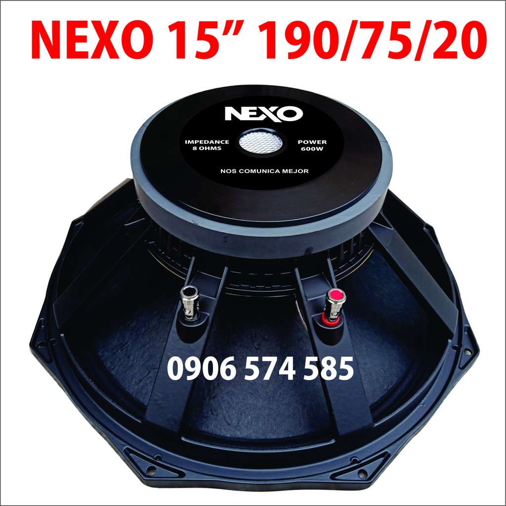 [Hàng nhập khẩu] Loa bass Nexo  4 tấc coil 75 từ 190, bass 40 từ 190 coil 75 -  bass 15 inch - giá một cái