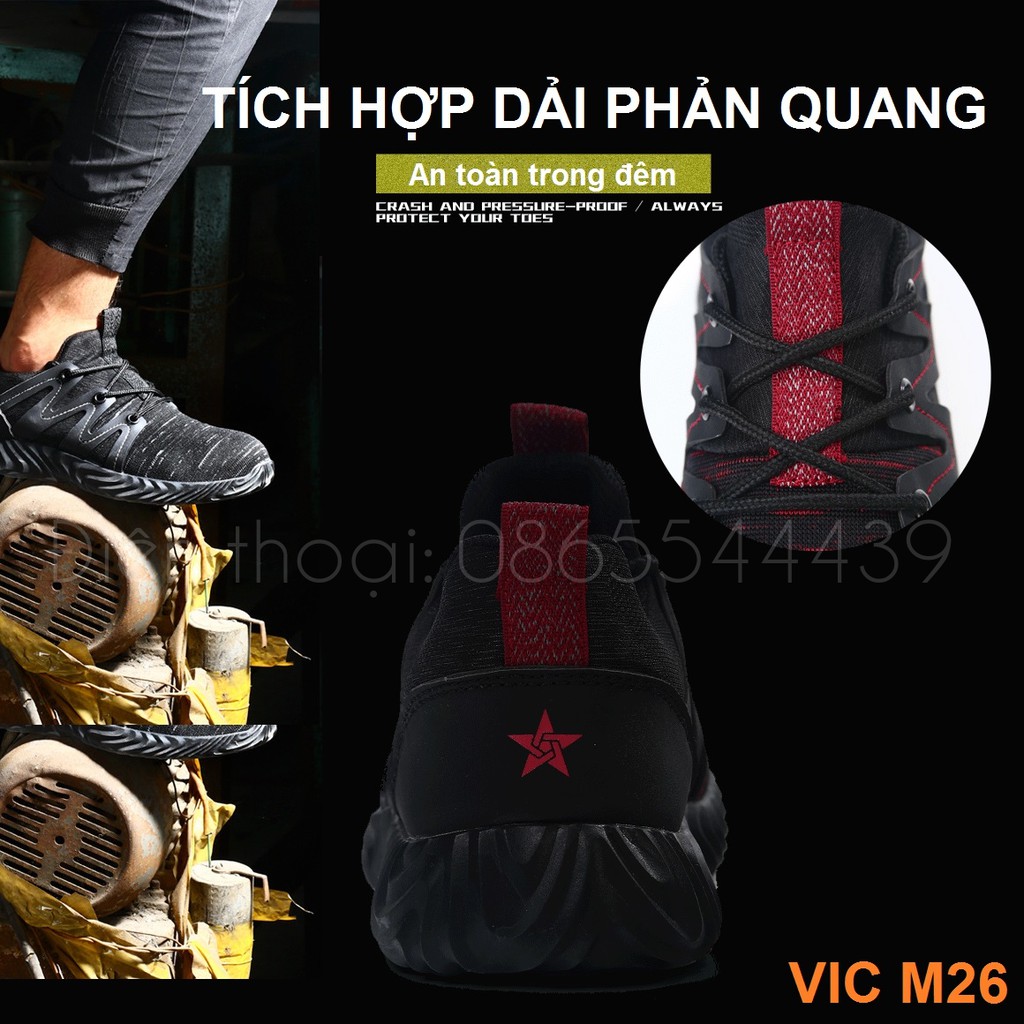 Giầy bảo hộ lao động siêu nhẹ VIC M26