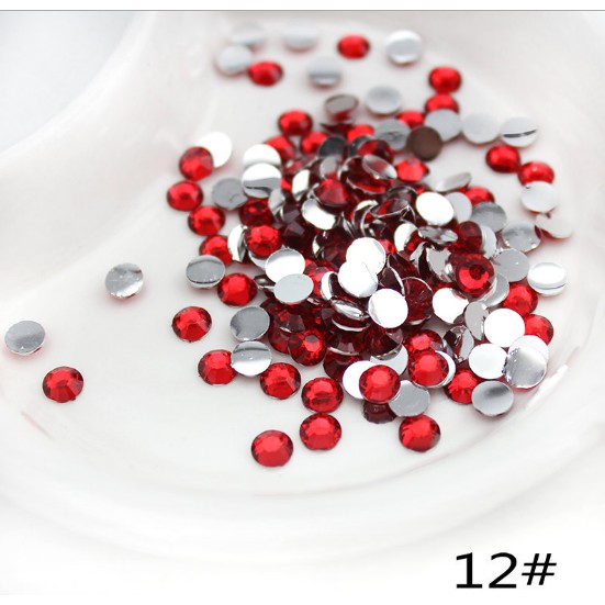 Hạt nhựa giả đá 3mm/3 ly  - Phụ kiện trang trí điện thoại