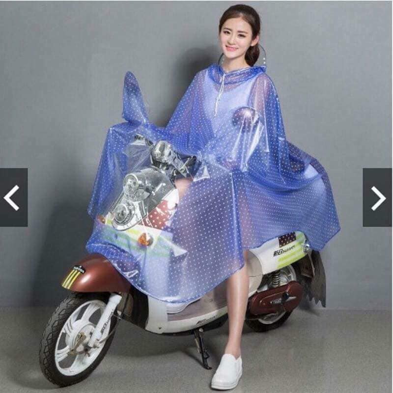 Áo mưa chấm bi