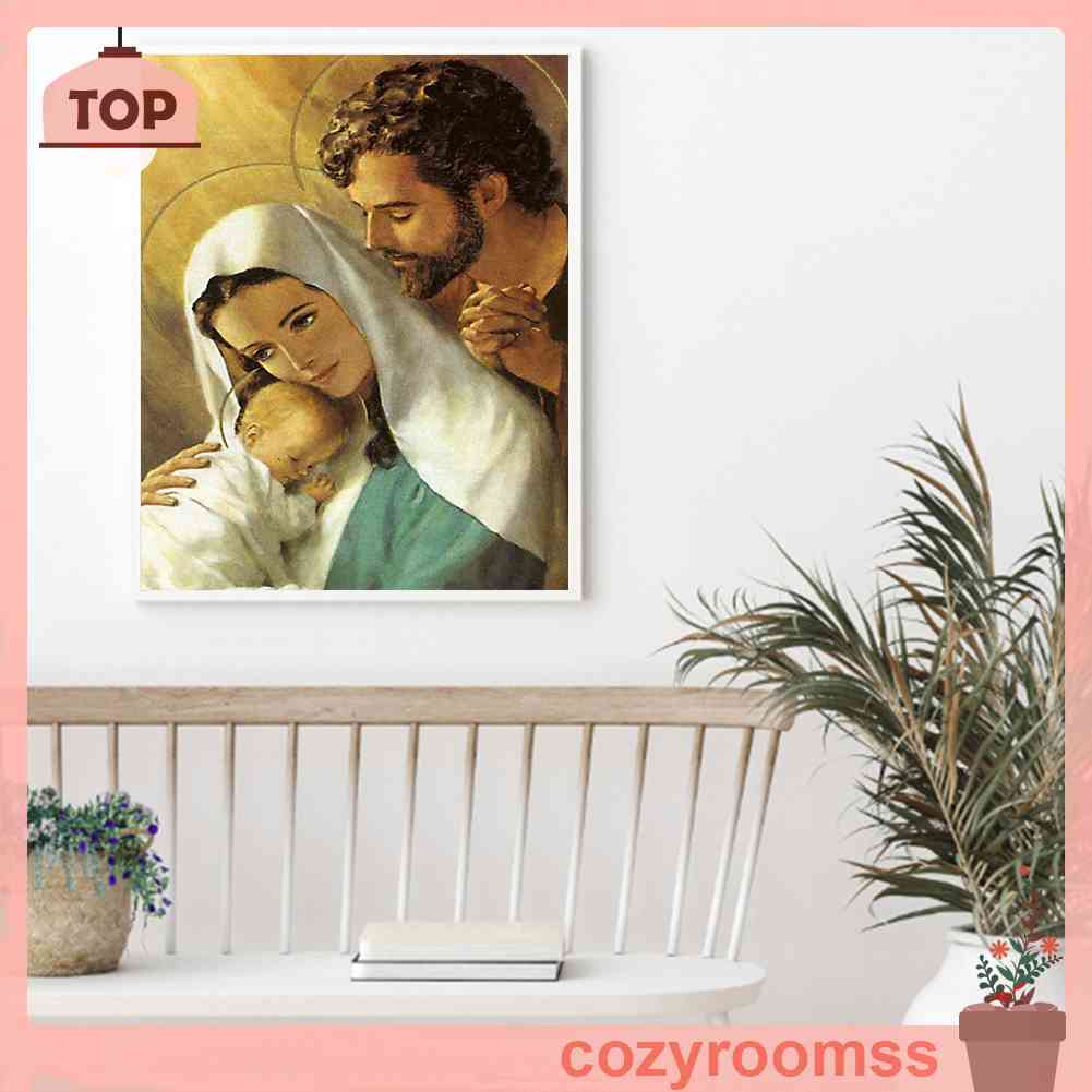 Bộ Tranh Thêu Chữ Thập DIY 11CT Hình Trái Tim