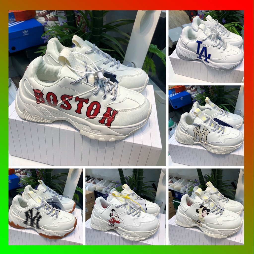 (Tặng box bảo vệ) Giày thể thao sneaker 𝐌𝐋𝐁 boston , ny vàng, ny đế nâu, mickey đỏ, mickey vàng full các mẫu 1/1 nam nữ