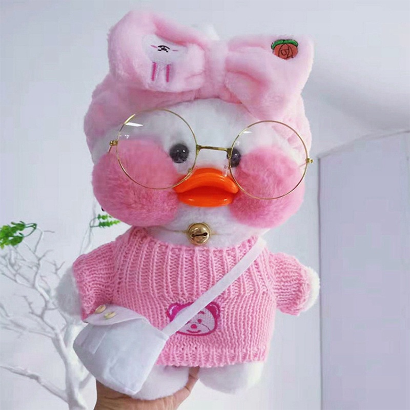Đồ chơi nhồi bông Hình Vịt Vàng Dễ Thương 30Cm Cho Bé