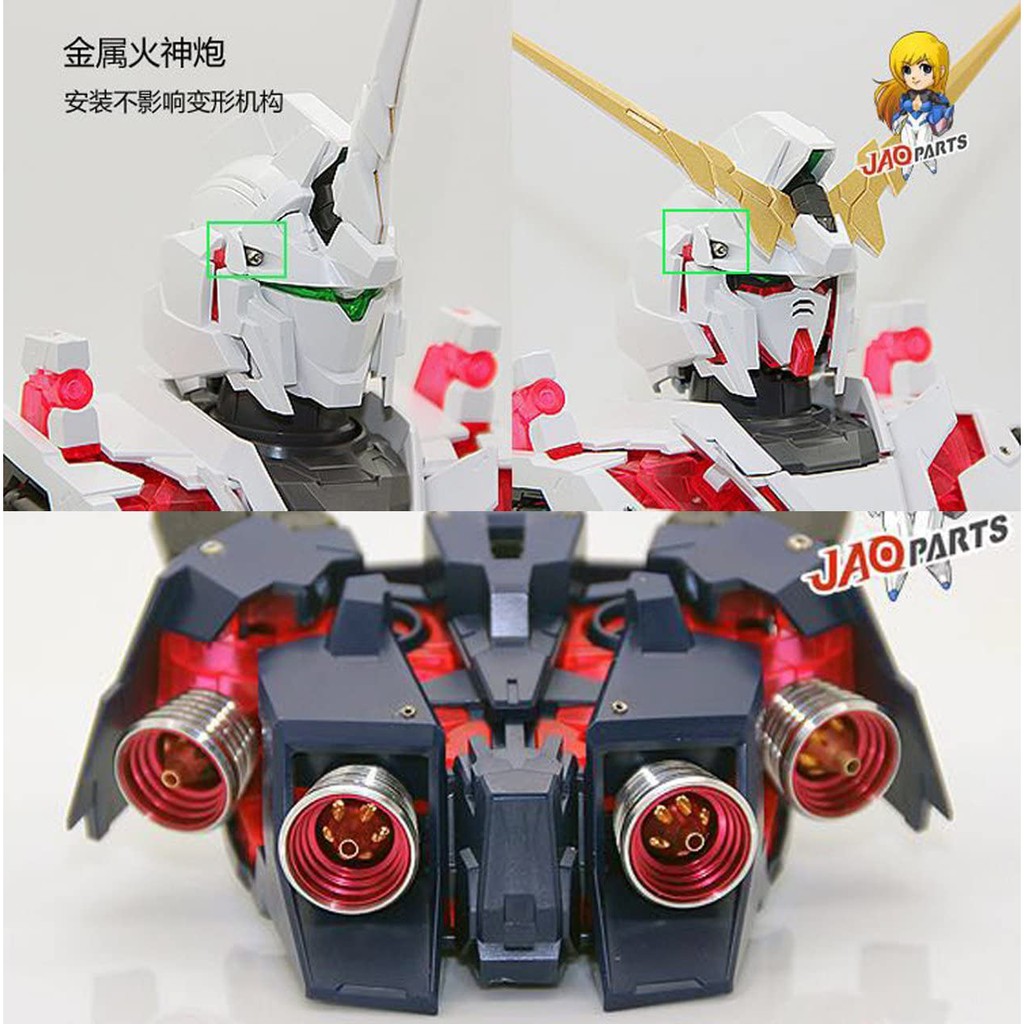 Bộ độ set custom metal part cho PG Unicorn gundam metal part suit