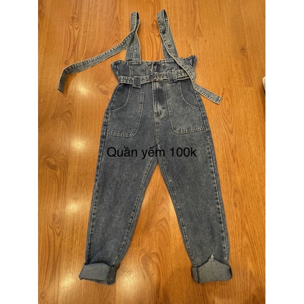 Quần yếm bò