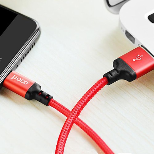 FREESHIP TỪ 50K _ Cáp Sạc Hoco X14 dòng 5V - 2A Dài 1M/2M Lightning cho iPhone | Micro USB | Type C