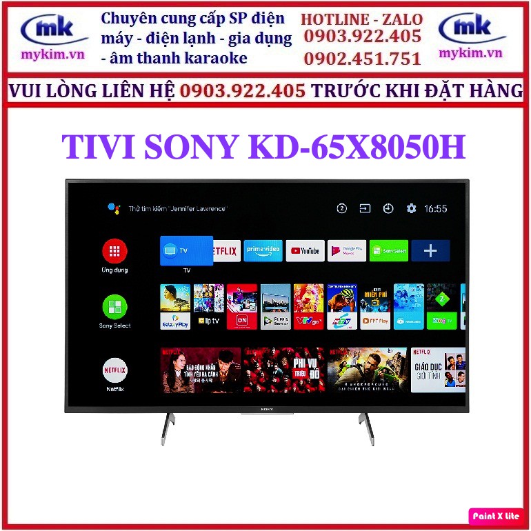 GIÁ BÁN SỐ LƯỢNG TỪ 05 CÁI : TIVI 65 INCHES SONY KD-65X8050H HÀNG CHÍNH HÃNG , MỚI 100%