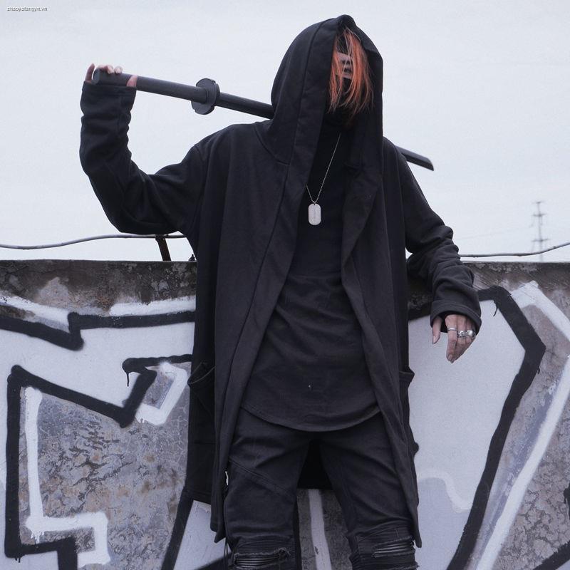 Áo khoác hoodie dáng rộng phong cách thời trang sát thủ cá tính cho cặp đôi