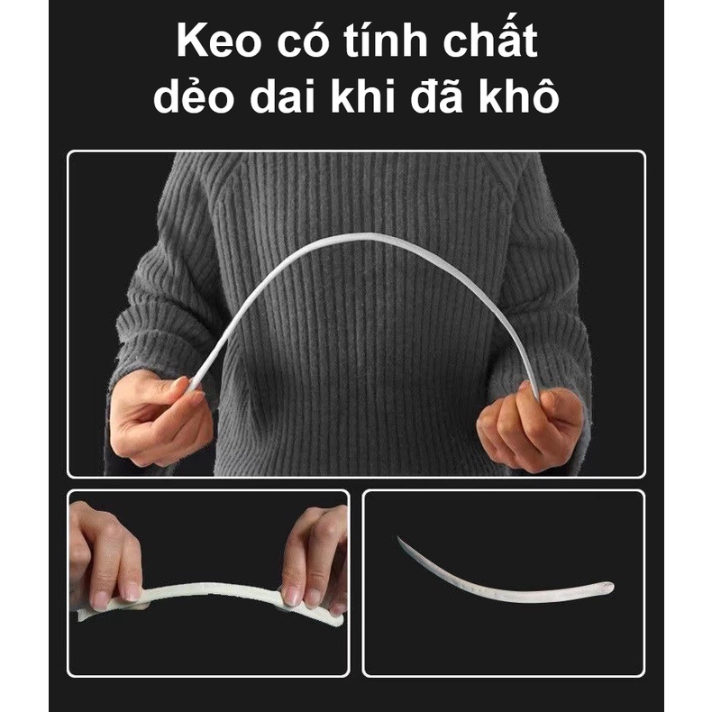 Keo dán đa năng siêu dính No More Nail tuýp 60g, Dính chắc tất cả vật liệu, siêu chịu lực, chịu nhiệt, chống nước