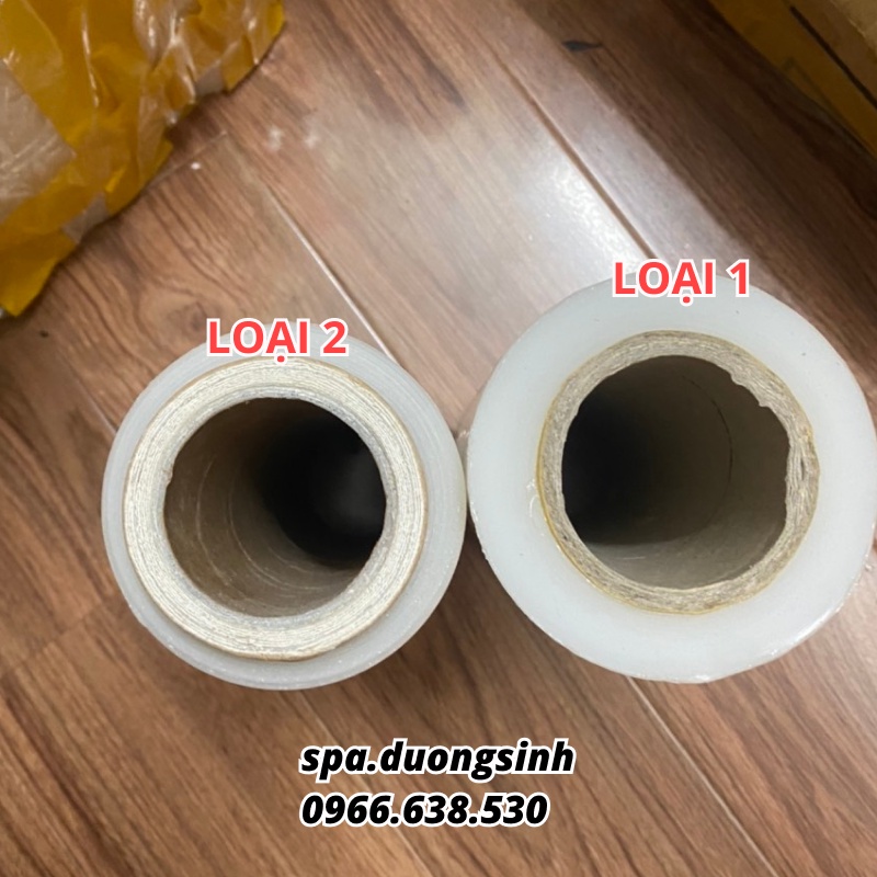 Ni lông Cuộn Quấn Bụng Giảm Béo, Ni Lông Ủ trắng body trong Spa - Màng co dẻo dai (Loại 1 - 1KG)