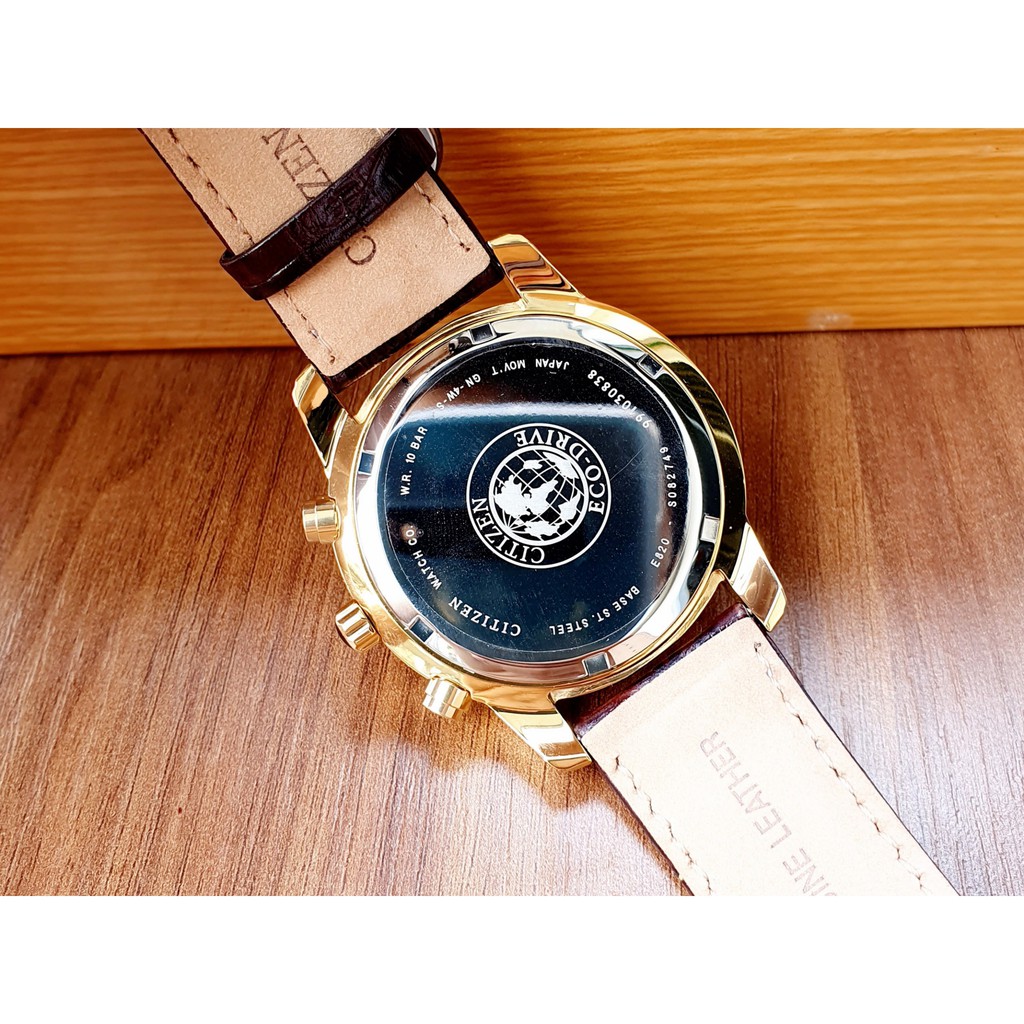 Đồng hồ nam Citizen Eco-Drive Perpetual Calendar Chronograph Alarm 100M BL5472-01E Men's Watch