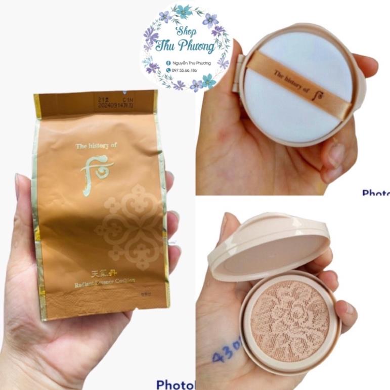 SET PHẤN NƯỚC WHOO TÁI SINH HWA HYUN MẪU MỚI TONE 21 (DATE 2025)