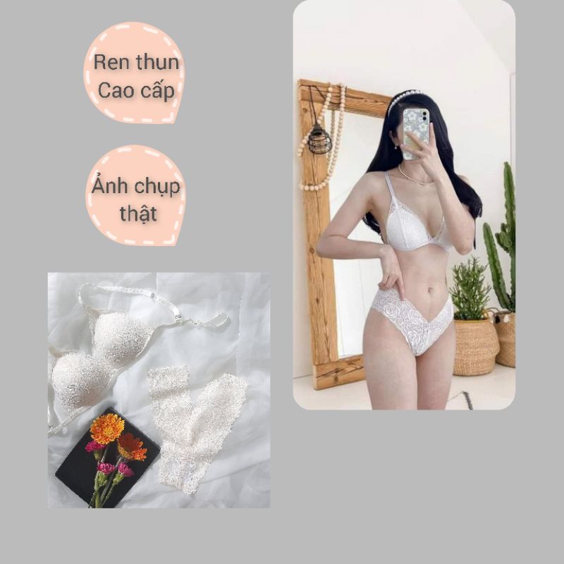 Bộ đồ lót chữ Y, không gọng có mút.