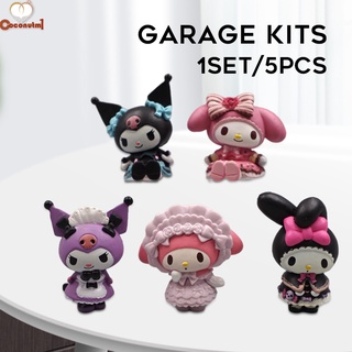 Set 5 móc khóa hình nhân vật hoạt hình kuromi/my melody