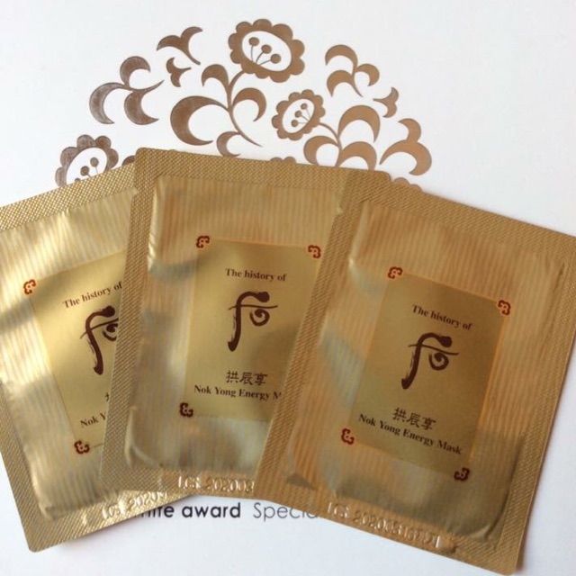 Mặt nạ nóng whoo nok yong pack