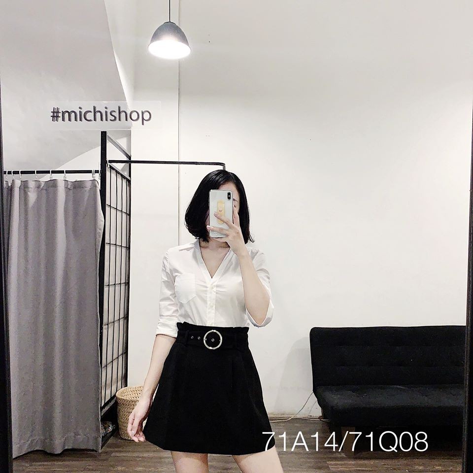 Quần váy tulip kèm belt Bershka- 71Q08