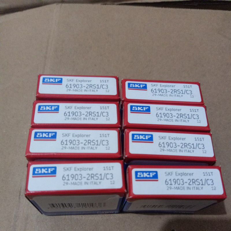 Vòng Bi 61903-2rs1 / C3 SKF (Vỏ Cao Su 2 Mặt)