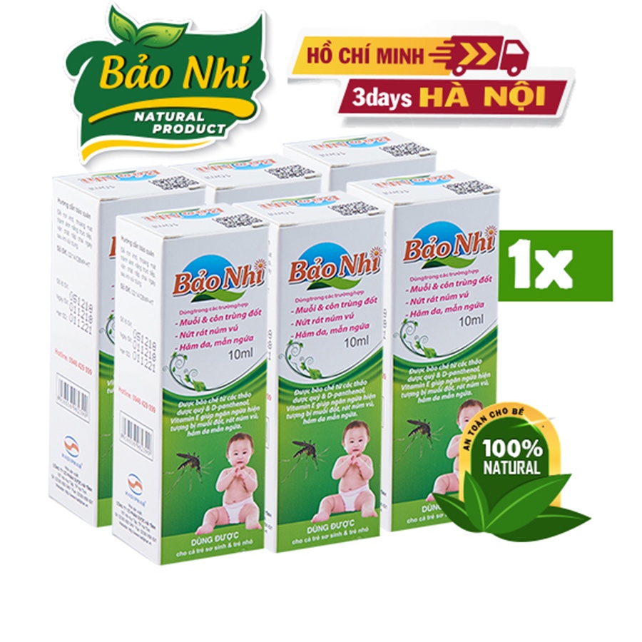 Lăn bôi chống muỗi đốt cho bé Bảo Nhi ngăn ngừa côn trùng đốt giảm ngứa nhanh dịu mẩn đỏ