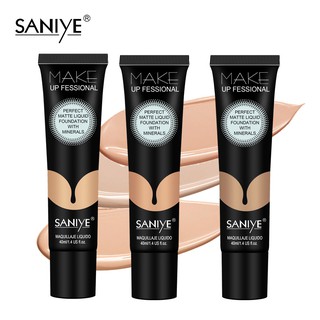 Kem Nền Dạng Lỏng SANIYE R1184 Giúp Che Khuyết Điểm 40ml