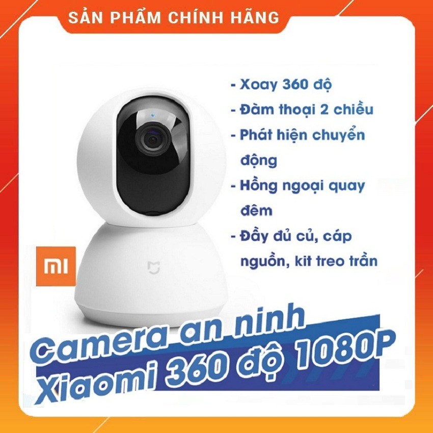 Camera IP Wifi Xiaomi Mijia Xoay 360° Full HD1080p