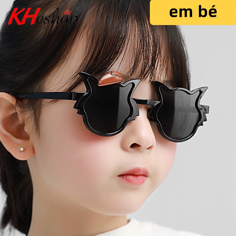 [Kính Xinh Cho Bé] chống nắng cho Bé Lớn hoạt hình mèo dễ thương,Tròng cao cấp chống UV bảo vệ đôi mắt bé yêu mã Y8826