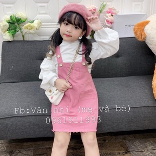 Set yếm cho bé gái