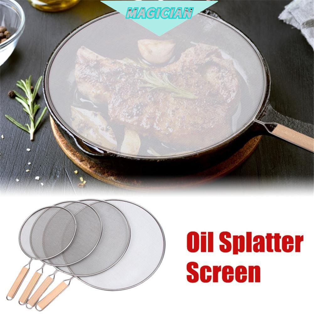 Nắp lưới bằng thép không gỉ chống văng dầu mỡ mới cho chảo chiên