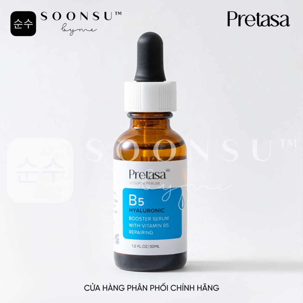 PRETASA Tinh Chất Cấp Ẩm Phục Hồi Da B5 HYALURONIC ACID 30ml