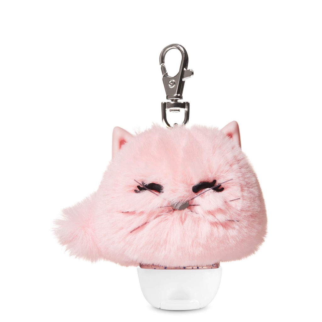Móc treo gel rửa tay khô Bath And Body Works hình mèo pom hồng