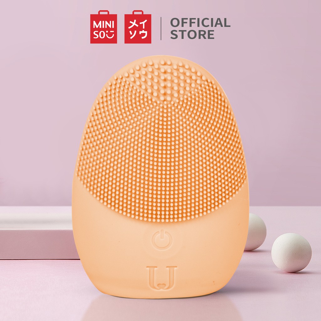 Máy rửa mặt Miniso chất liệu Silicone làm sạch nhẹ nhàng không gây rát da (nhiều màu) - Hàng chính hãng