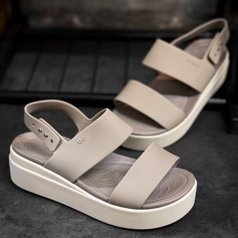 Dép sandal cross brooklyn trắng sữa 5p