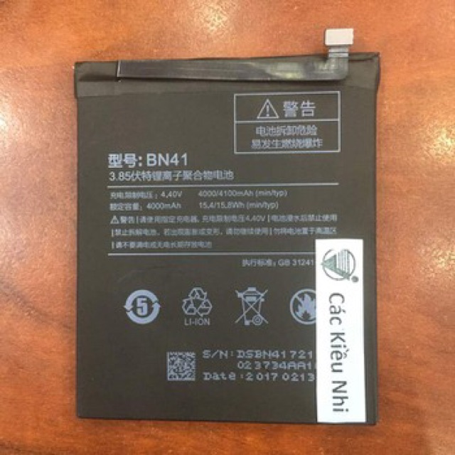 Pin Xiaomi Redmi Note4 chính hãng