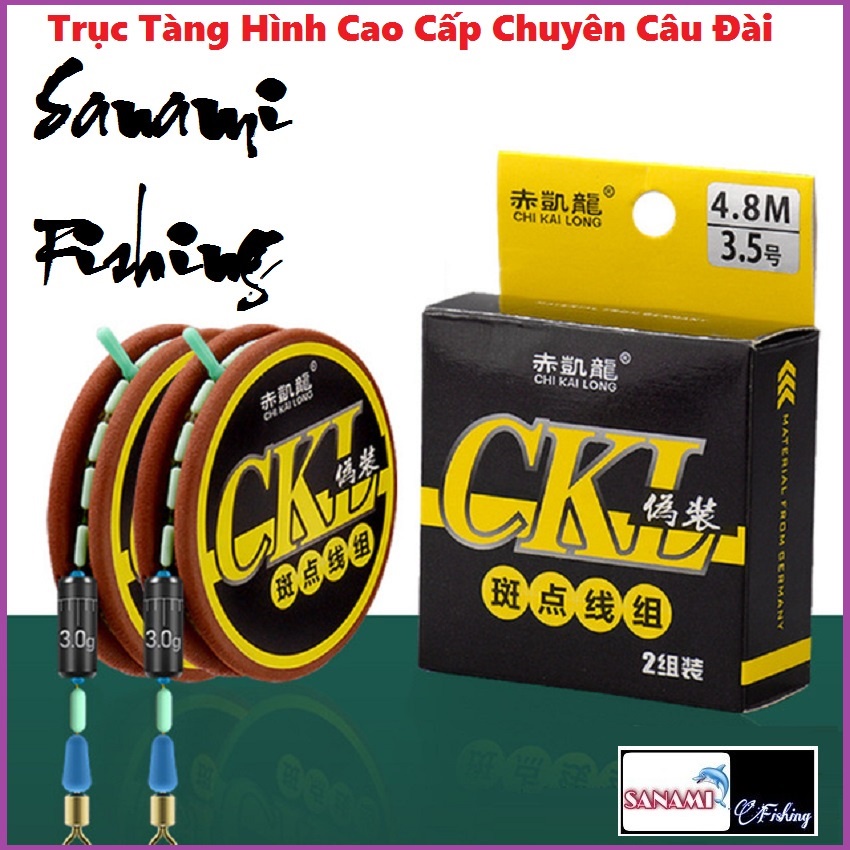 Trục Câu Đài Tàng Hình Buộc Sẵn ChiKaiLong [ Hàng Cao Cấp ] Chuyên Săn Hàng Khủng DCR6 - Sanami Fishing