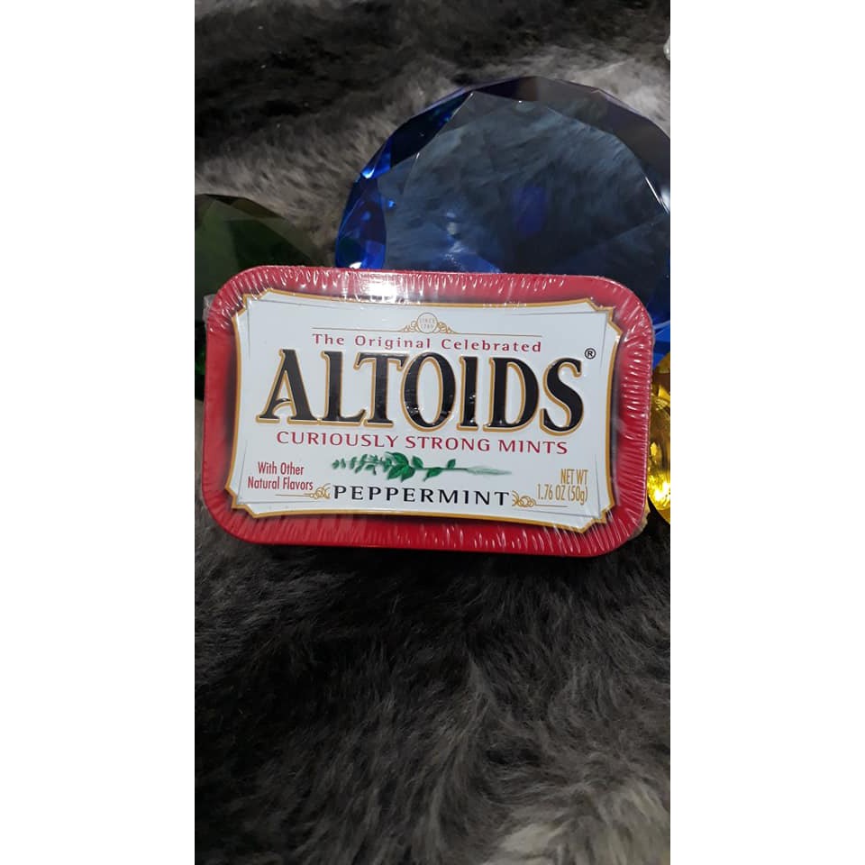 [ HỘP TO ] Kẹo ngậm ALTOIDS hương vị bạc hà của MỸ