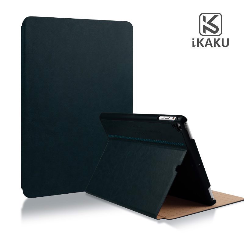 Bao da iPad 6 (iPad Air 2) Kaku (da PU cao cấp, sang trọng, chống va đập)