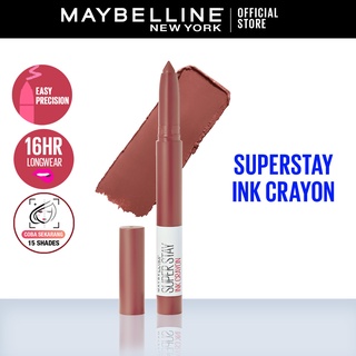 Image of Maybelline Superstay Ink Crayon Matte Lipstick Make Up (Lipstick Matte Tahan Lama 8 Jam)