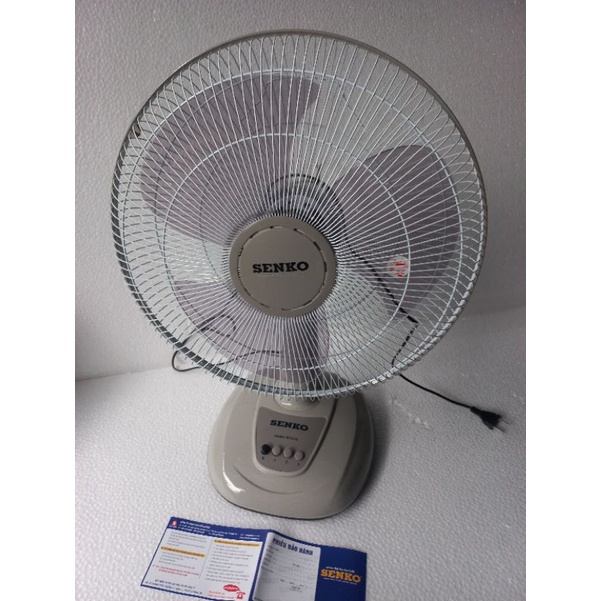 Quạt bàn Senko B1616 công suất 47W, 3 tốc độ gió, nhiều màu sắc - Hàng chính hãng - Bảo hành 2 năm