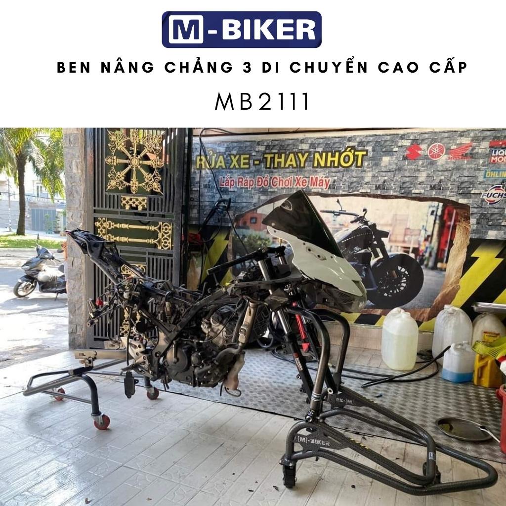 Ben Nâng xe máy di chuyển chảng 3 cao cấp của MBiker MB2111 dùng cho motor Naked và Sport