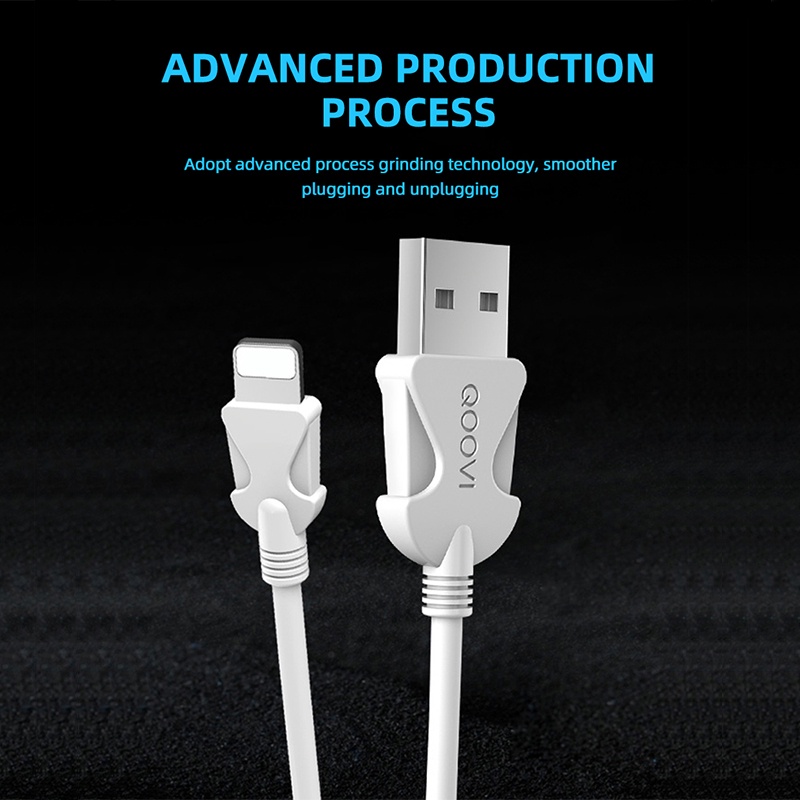 Dây cáp sạc nhanh QOOVI USB type-C 2A cho Huawei P40 Mate 30 Honor USB C Type-C