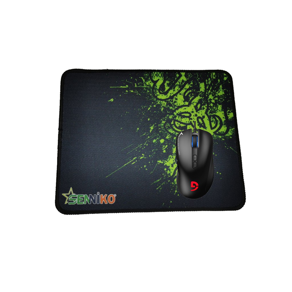 Bàn di chuột SENNIKO 20X25 cm bo viền chuyên game | BigBuy360 - bigbuy360.vn